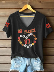 Women's Taylor Swift and Travis Kelce  Engagement short-sleeved T-shirt