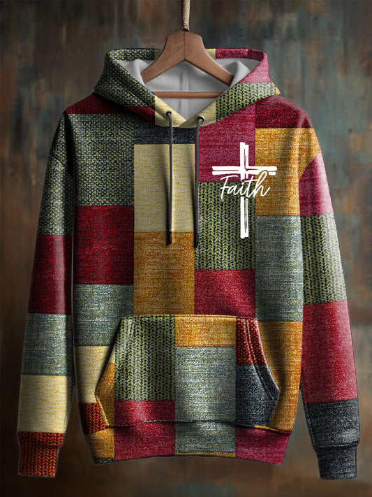 Men's Oversized Drop-Shoulder Hoodie with Pockets