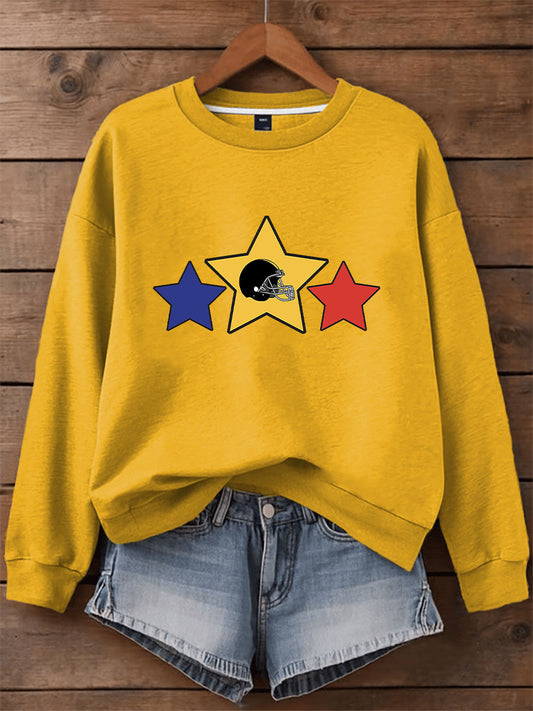 Women's American football sweatshirt