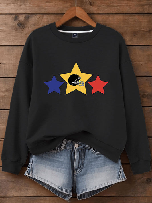 Women's American football sweatshirt