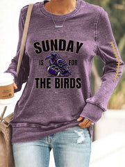 Women's Football Fans Lovers Gameday Casual  Sweatshirt