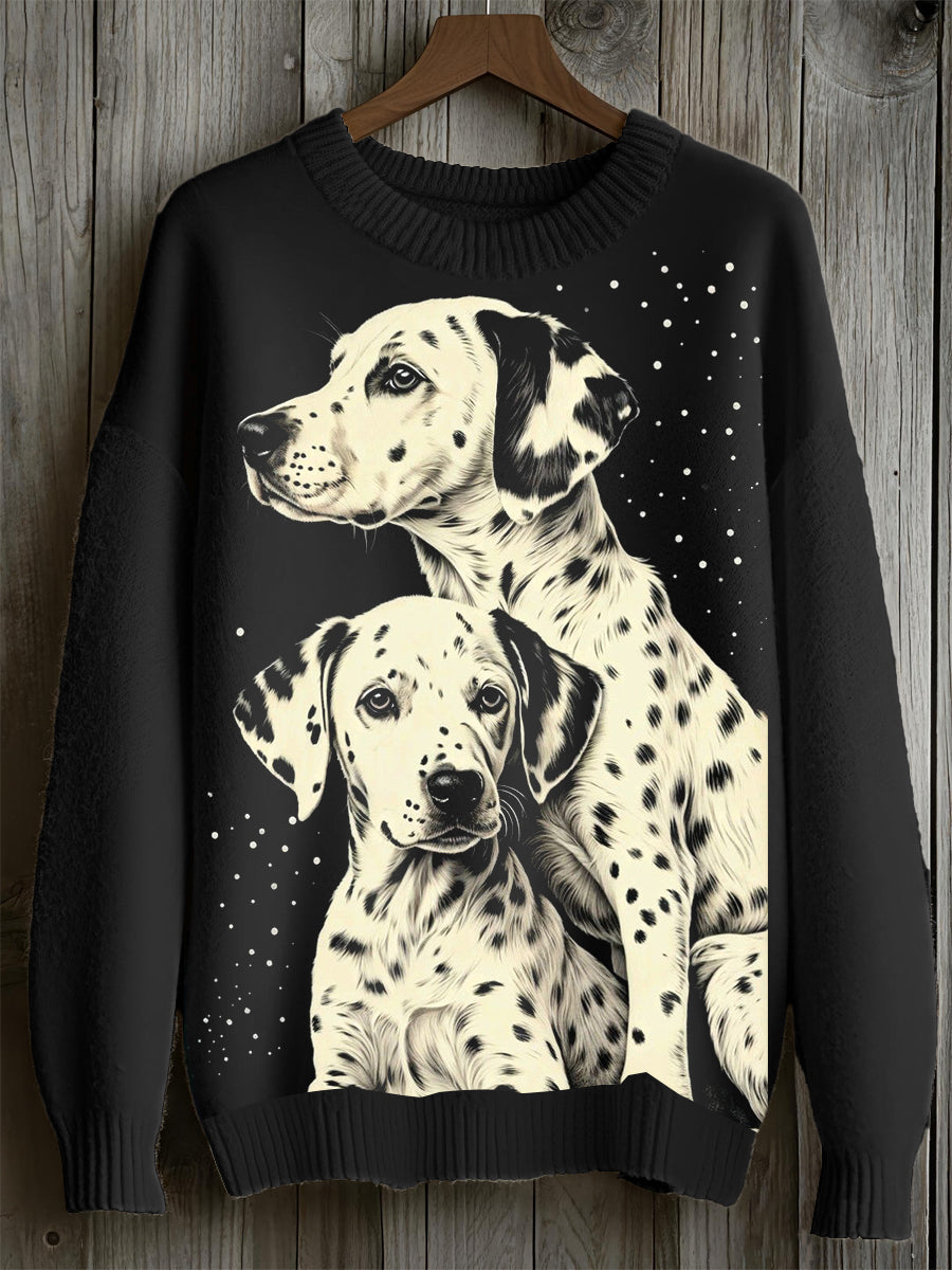 Men's Dalmatian Imitation Sweater