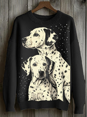 Men's Dalmatian Imitation Sweater