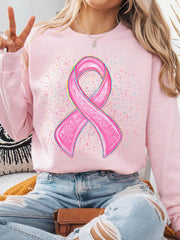 Women's Breast Cancer Awareness Pink Ribbon Sweatshirts