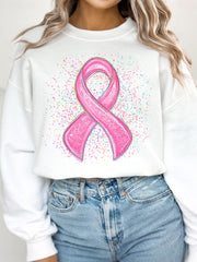Women's Breast Cancer Awareness Pink Ribbon Sweatshirts