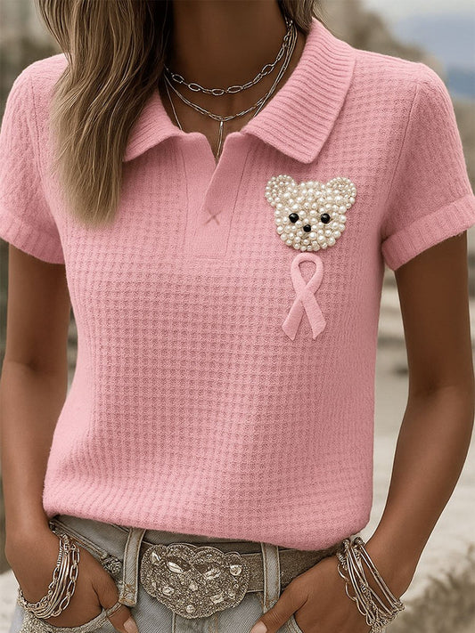 Women's Breast Cancer Bear Shirt
