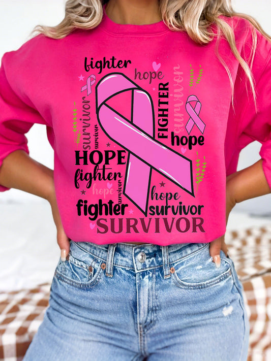 Women's Breast Cancer Awareness Sweatshirts