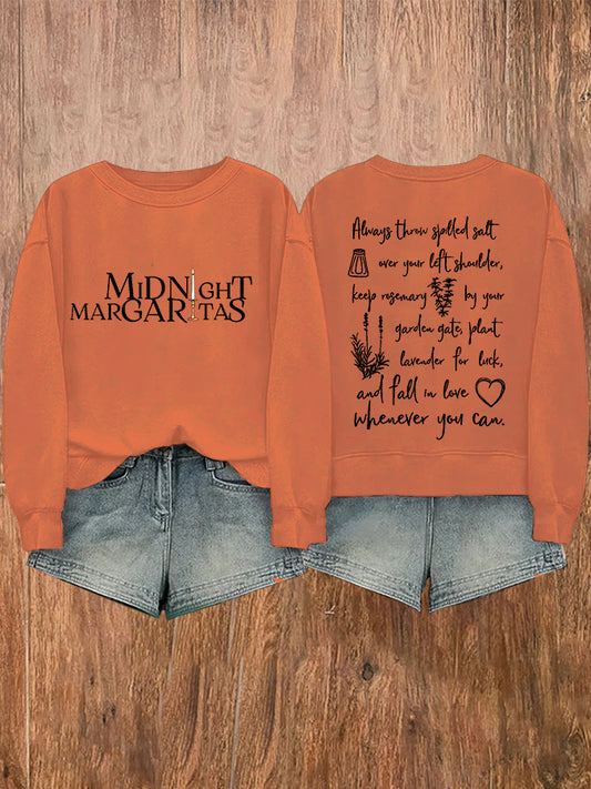 Women's Midnight Margaritas Sweatshirt