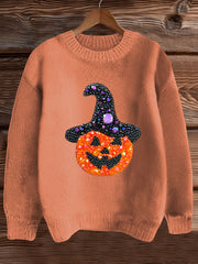 Women's Halloween Pumpkin Sweatshirt