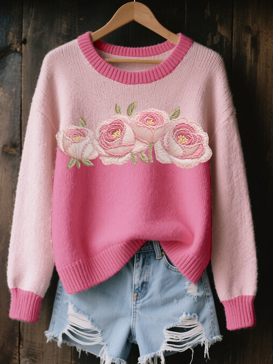 Women's Breast Cancer Awareness Pink Rose Tops