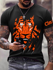 Men's Tiger Print T-Shirt