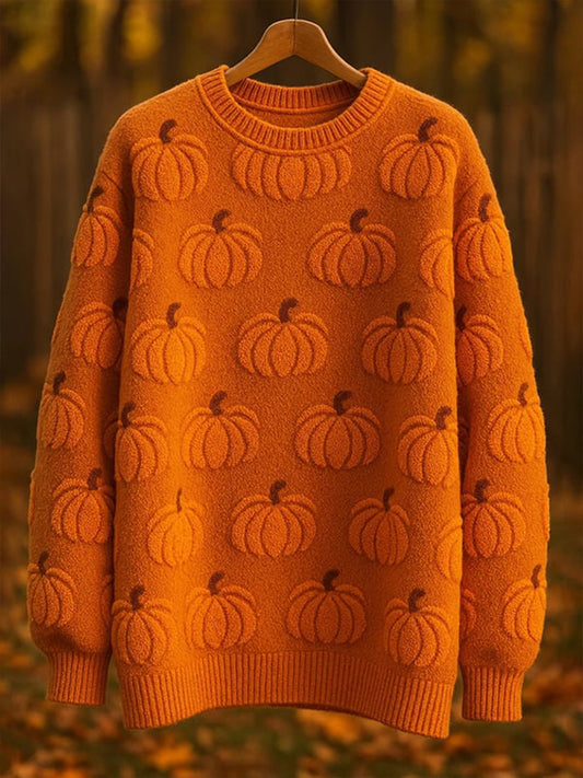 Women's Thanksgiving Pumpkin Sweatshirt