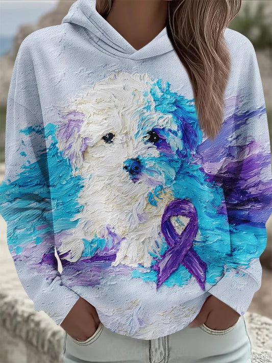 Women's Mental Health Awareness Art Print Sweatshirt