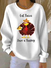 Women's Thanks giving day turkey Printed Printed Tops