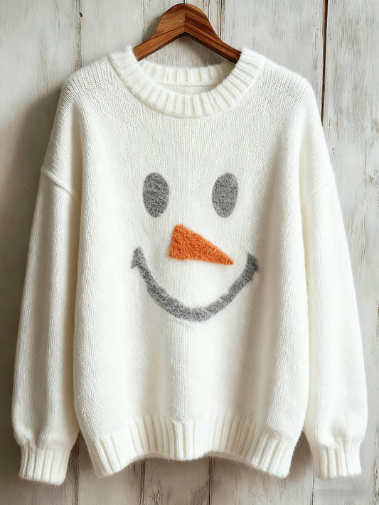 Women's Christmas Art Print Casual Sweatshirt