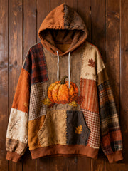 Women's Thanksgiving Print Casual Hoodie