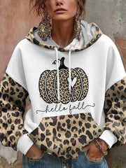 Women's Thanksgiving Autumn Pumpkin Printed Hoodie