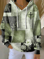 Women's Faith Art Printed Hoodie