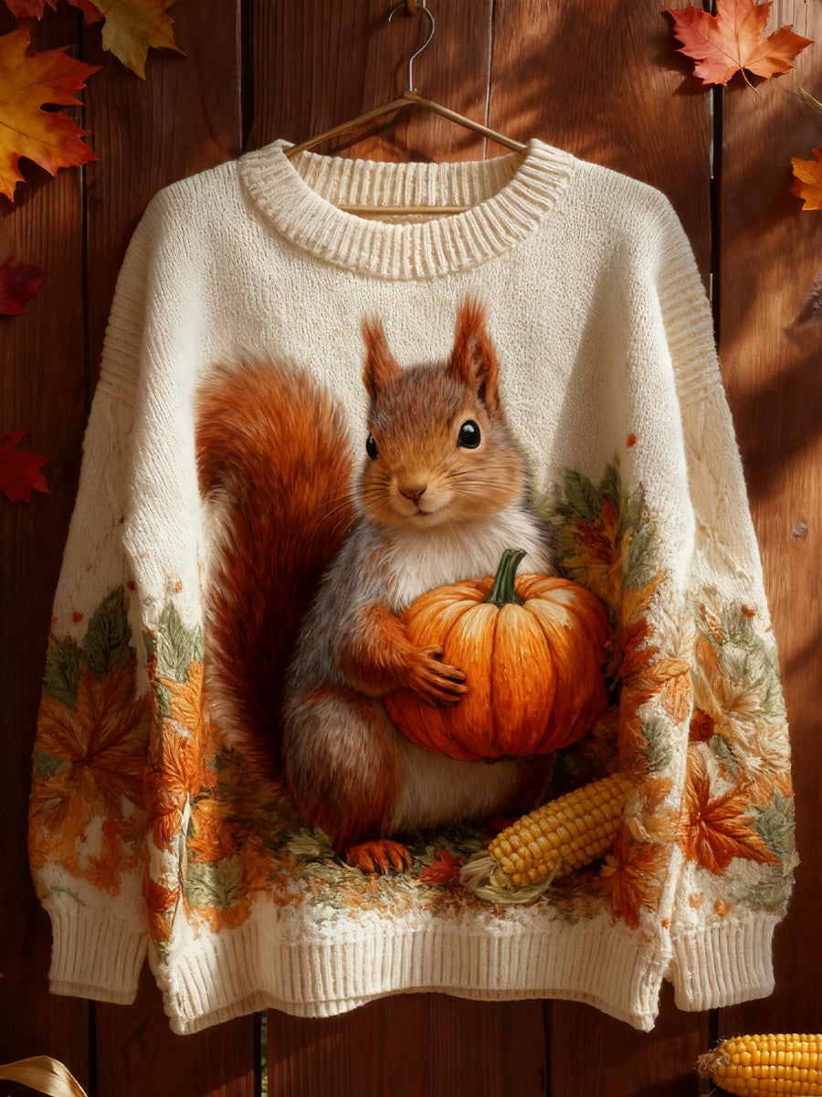 Women's Autumn  Art Print Sweatshirt