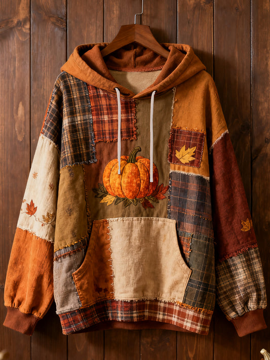 Women's Christmas Print Casual Hoodie