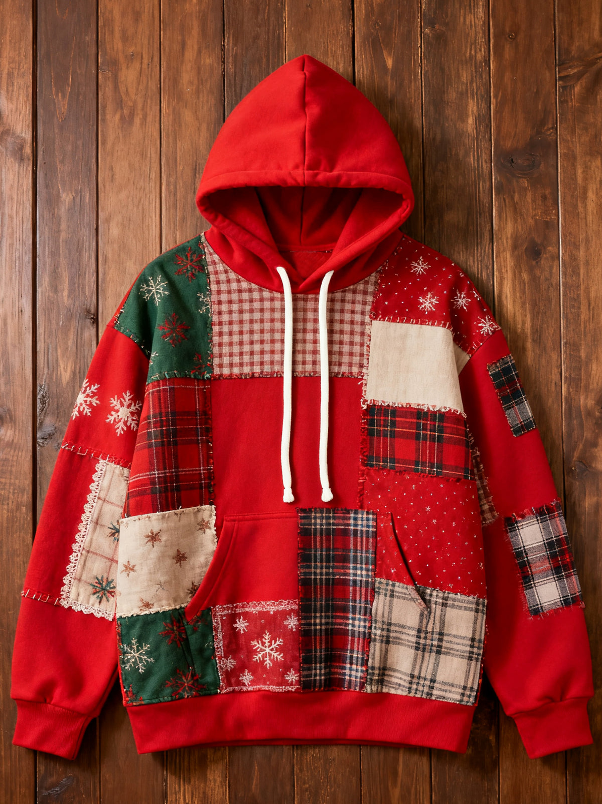 Women's Christmas Print Casual Hoodie