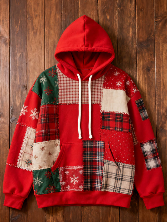 Women's Christmas Print Casual Hoodie