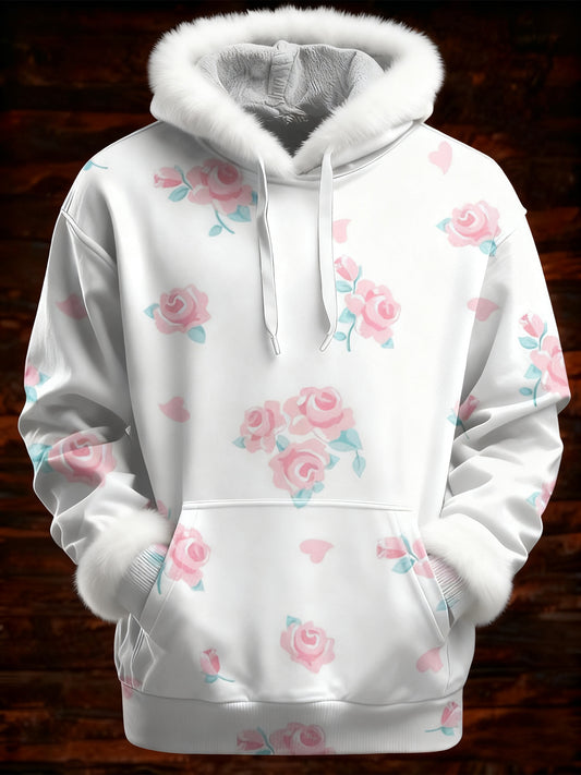 Women's Breast Cancer Pink Printed Hoodie