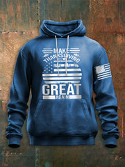 Men's Thanksgiving Loose Long Sleeve Hoodie