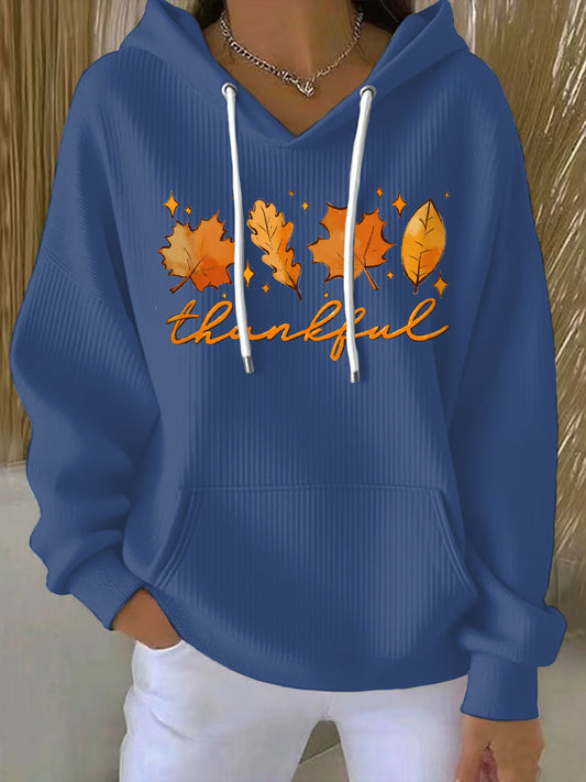 Women's Thanksgiving Print Hoodie