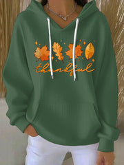 Women's Thanksgiving Print Hoodie