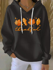 Women's Thanksgiving Print Hoodie