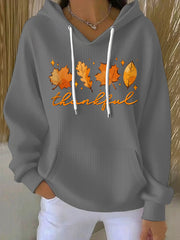 Women's Thanksgiving Print Hoodie