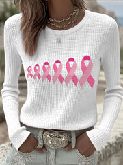 Women's Breast Cancer Awareness Pink Ribbon Tops