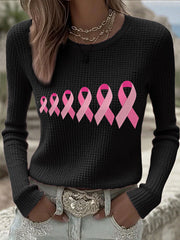 Women's Breast Cancer Awareness Pink Ribbon Tops