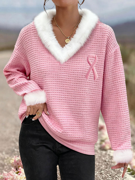 Women's Breast Cancer Awareness Pink Ribbon Tops