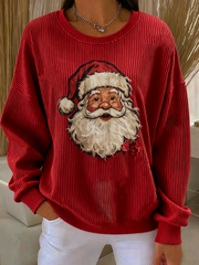 Women's Christmas Print Casual Sweatshirt