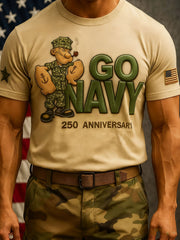 Men's 250th Anniversary Navy Commemorative Short Sleeve T-Shirt