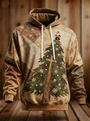 Men's Christmas Print Casual Hoodie