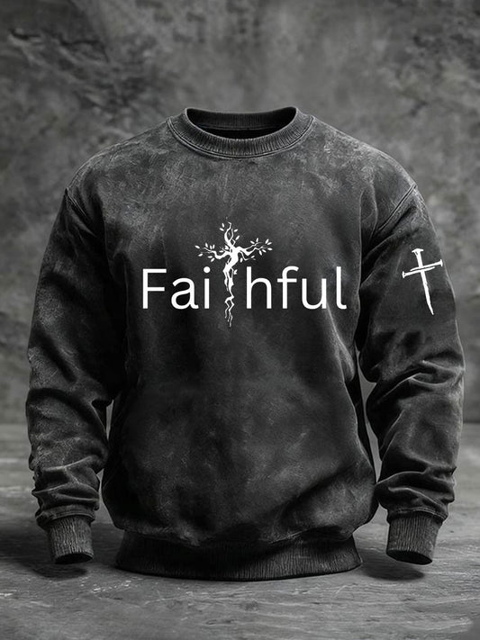 Men's Faithful Crew Neck Sweatshirt