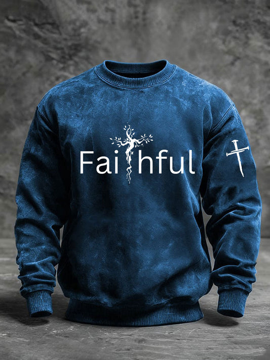 Men's Faithful Crew Neck Sweatshirt