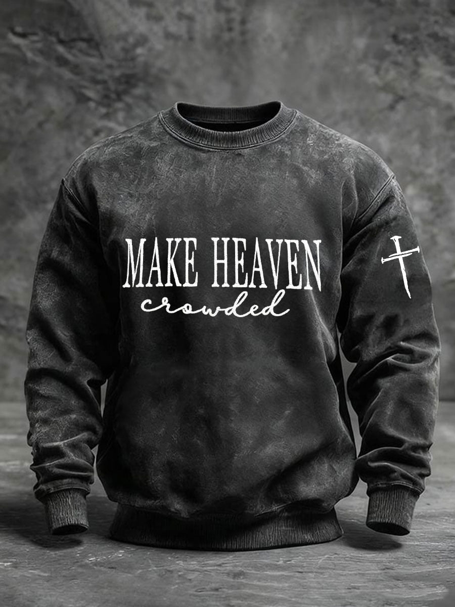 Men's Make Heaven Crowded Crew Neck Sweatshirt