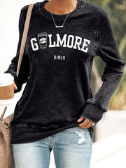 Women's coffee cup autumn girl sweatshirts