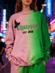Women's Changed For Good Embroidered Contrast Sweatshirt