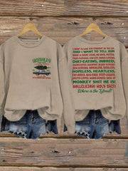Women's Christmas Print Casual Sweatshirt