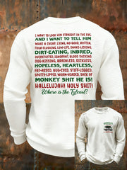 Men's Christmas Waffle Casual T-Shirt