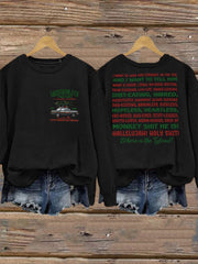 Women's Christmas Print Casual Sweatshirt