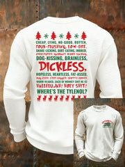 Men's Christmas Waffle Casual T-Shirt