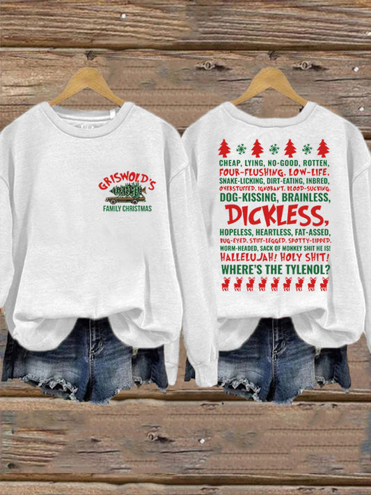 Women's Christmas Print Casual Sweatshirt