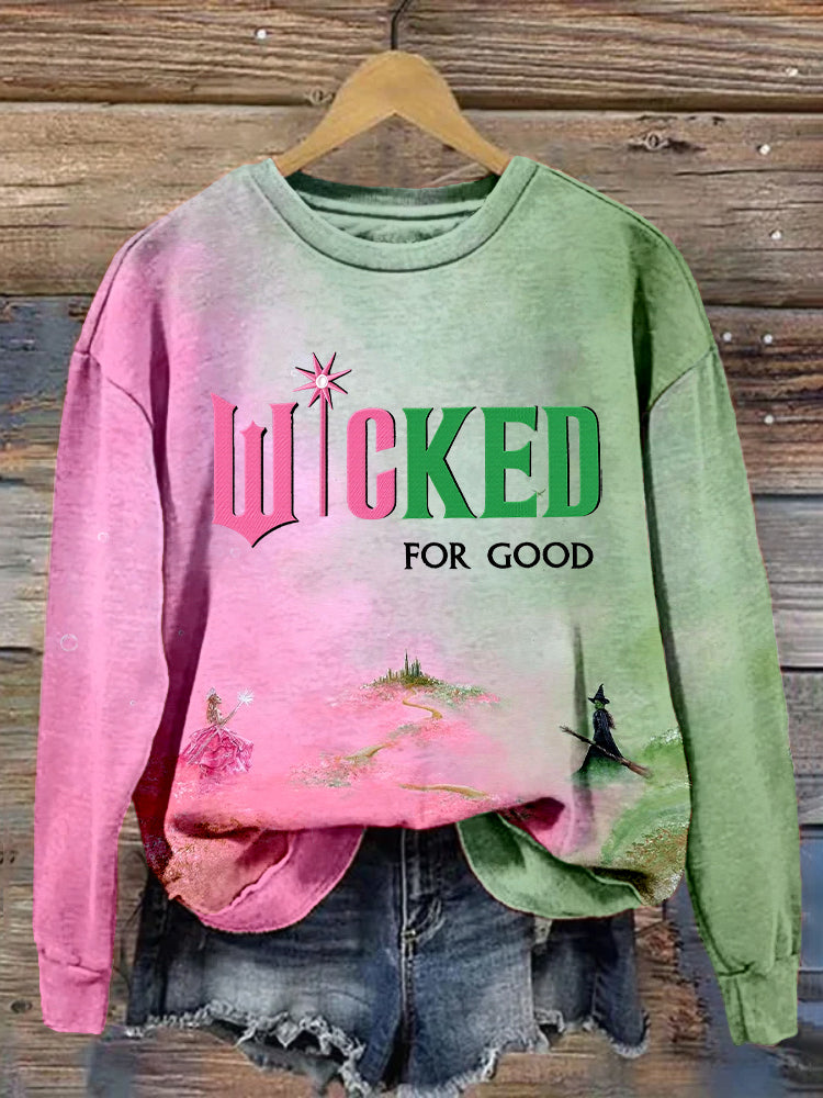 Women's Movie Inspired For Good Print Sweatshirt