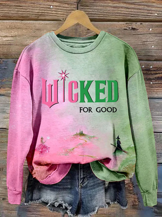 Women's Movie Inspired For Good Print Sweatshirt